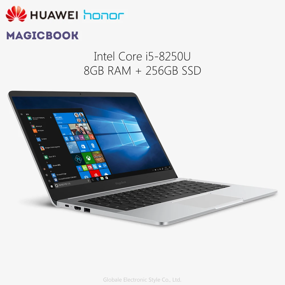 Оригинальный ноутбук HUAWEI Honor MagicBook Intel Core i5-8250u 8 ГБ ОЗУ 256 ГБ SSD NVIDIA GeForce MX150 2 Гб ноутбук type-C