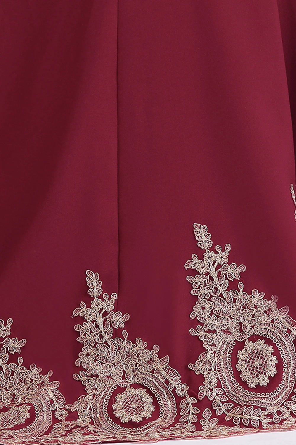 Vestidos De Festa Большие размеры длинные вечерние платья с аппликациями 2017 бордовые