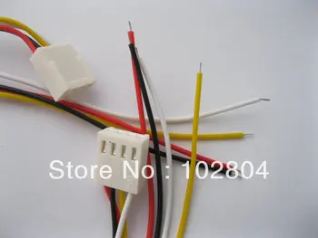 

200 Pcs Per Lot 2510 Pitch 2.54mm 4 Pin Female Connector with 26AWG 300mm Leads Cable 2510-4P HOT Sale