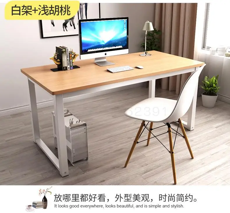 Компьютеризированная настольная спальня, простой и экономичный офисный стол, простой стол, студенческий стол - Цвет: no chair 800X50CM 7