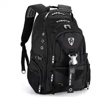 スイス大きな旅行 wateproof 男性の 17 ノートパソコンのバックパック防水ノートパソコンのバックパック黒 Mochila Masculina パック学生のための