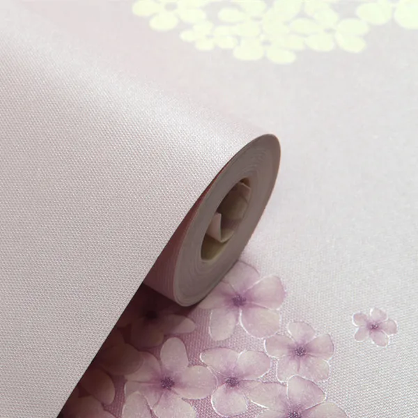HANMERO 2017 Beautiful Floral Pattern Romantic Wallpaper Country Style Vinyl Wall Coverings ...