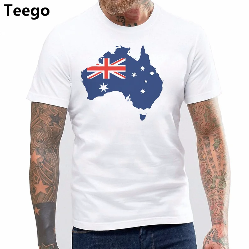 Fashion T shirt Men Clothing Australia T Shirt Flag Of From Australia