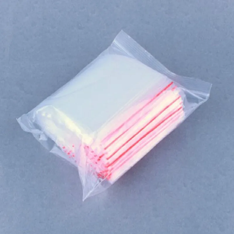 Zip Lock Bags 100pcs/lot 6 X 9CM Clear Poly Reclosable Plastic Small Baggies for Gift Candies Packing