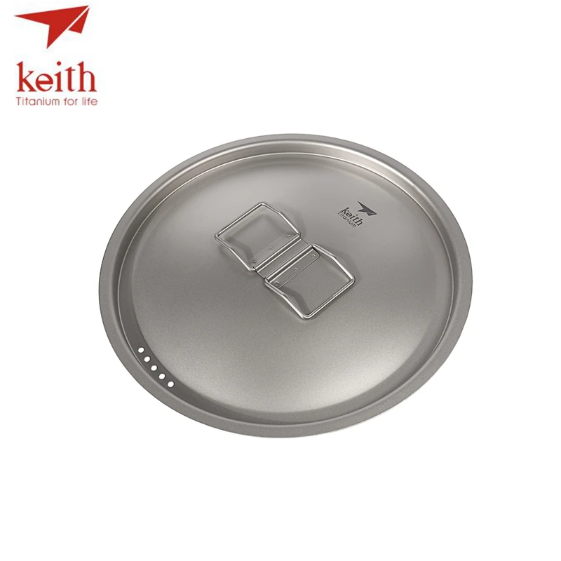 Keith titanio 4-5 persona grande de marihuana portátil plegable al aire libre ultraligero de colgando olla Picnic senderismo utensilios de cocina 6L Ti8301
