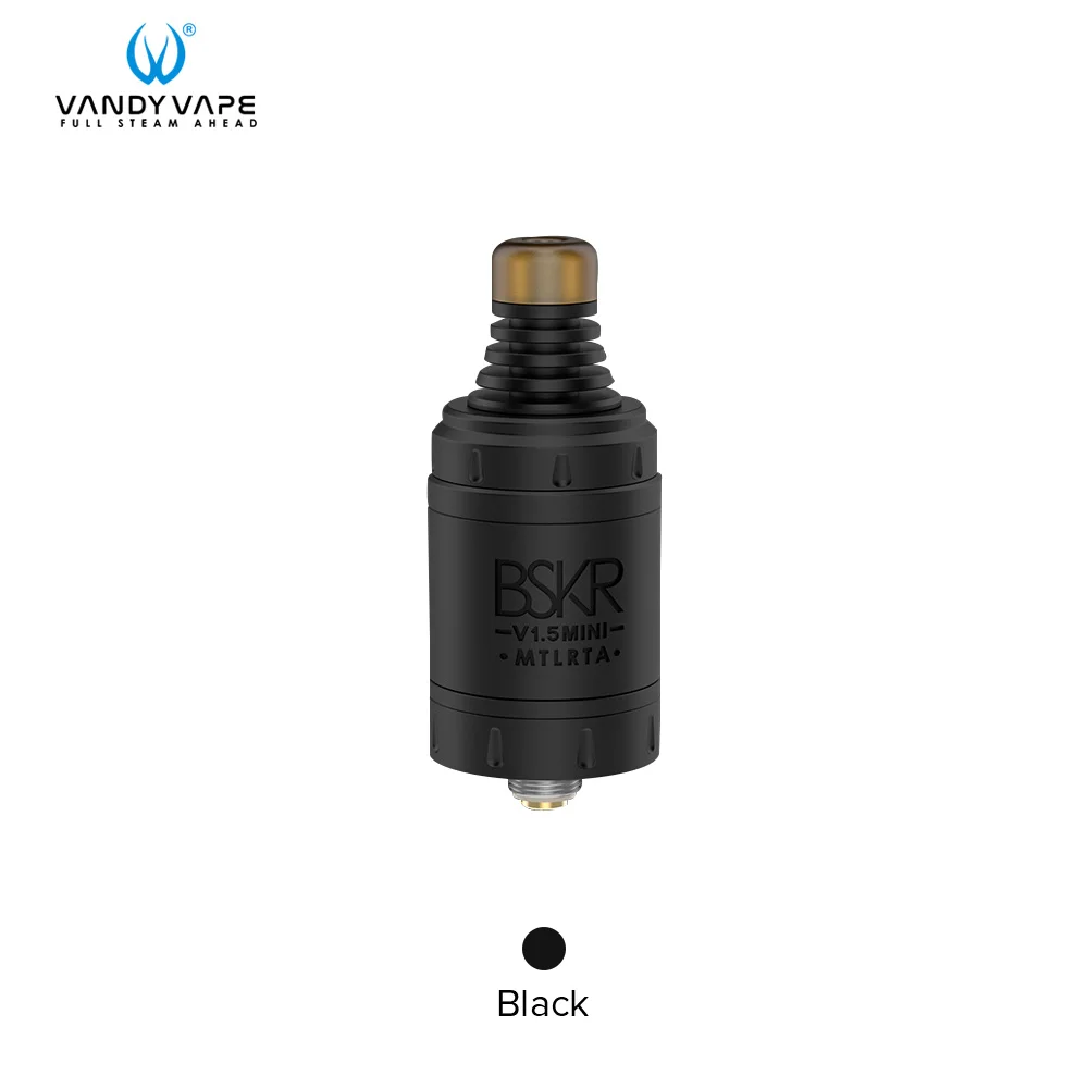 Vandy vape BSKR V1.5 Мини MTL RTA танк с 5 шт Vandyvape хлопковый бак VS Berserker V1.5 электронная сигарета - Цвет: Matte Black