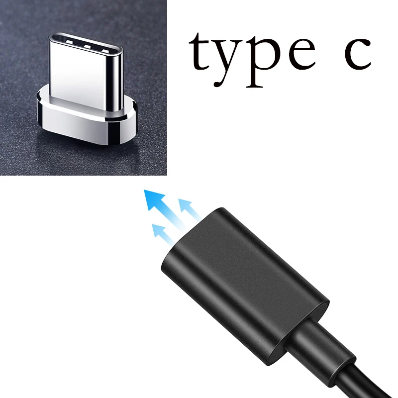 Mcdodo type C Micro USB кабель для быстрой зарядки Android мобильный телефон магнит зарядное устройство для iPhone samsung Xiaomi Магнитный USB кабель - Цвет: for type c