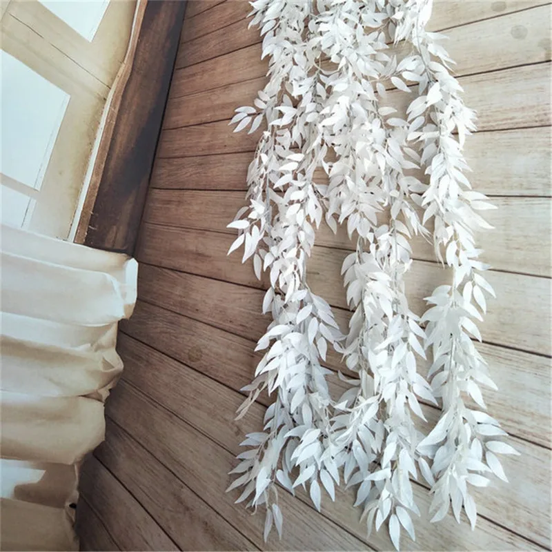 1 шт. 1,9 м искусственный цветок ива лоза дома Арка сад свадебное оформление отеля имитация зеленого растения тростника реквизит