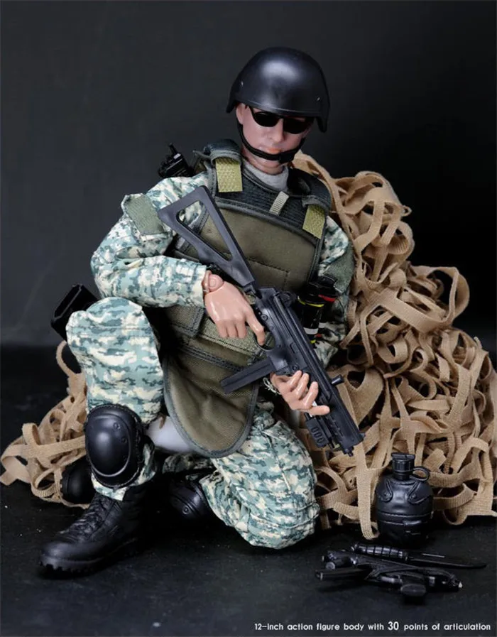 1" 1/6 солдат джунгли ACU фигурка модель военный боевой Солдат модель игрушки для подарка