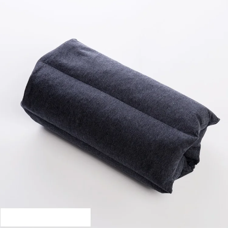 1 шт японский стиль хлопок Многофункциональная офисная Подушка для сна, или использовать как заднюю подушку автомобиля шесть цветов - Цвет: 2