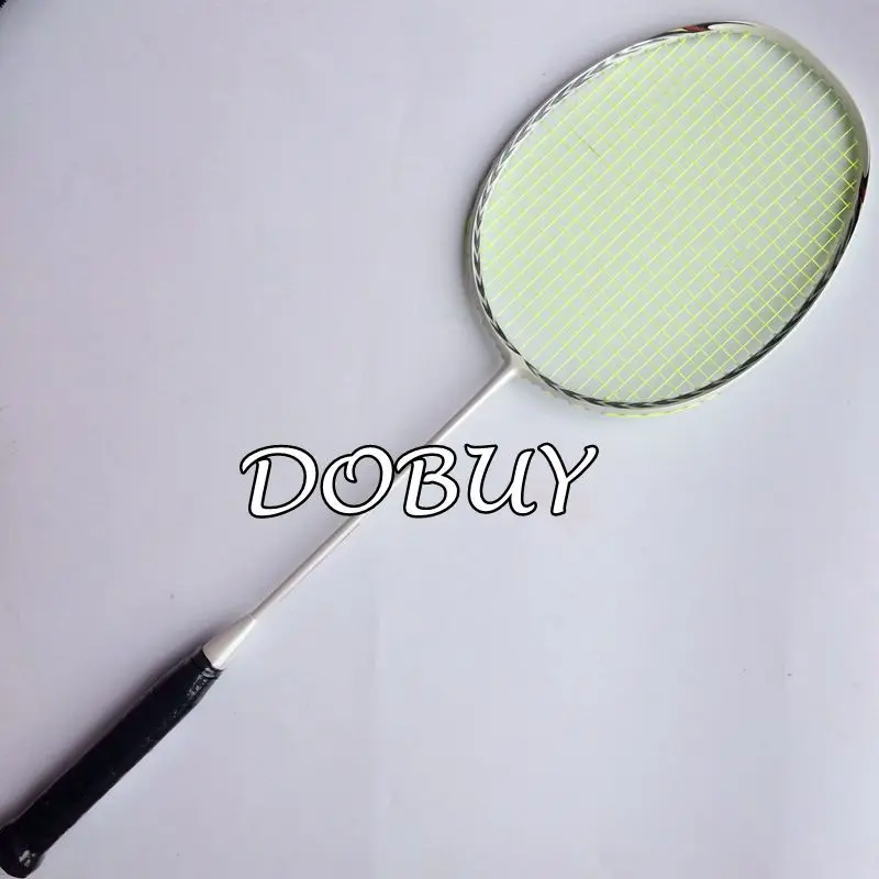 1 шт. Чистый белый 4U 82 г легкие ракетки для бадминтона, badminton.3D рамка ракетка для бадминтона