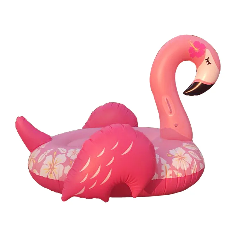 

Printing flower Inflatable Flamingo Swimming Float Tube Raft Adult Kids giant pool float Swim Ring Summer Water Fun Pool Toys