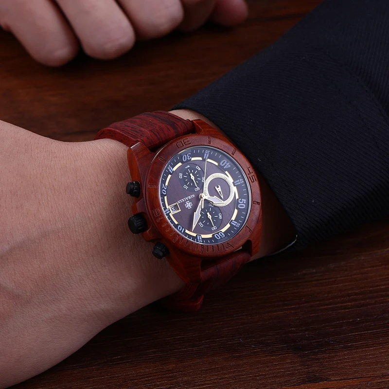 wood watch A16G (4-1)