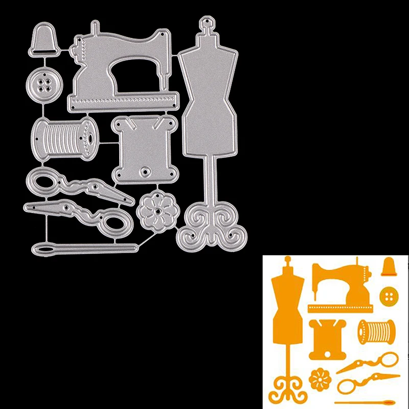 

Decorative Embossing Sewing Set Cutting Dies Scrapbooking Metal Cutting Dies Design Folder Stencil DIY Photo Album Craft