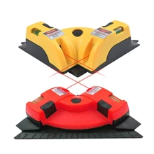 90 градусов прямоугольный квадратный мини Niveau лазер уровень измерительный инструмент выравниватель строительство электронный измерительный прибор