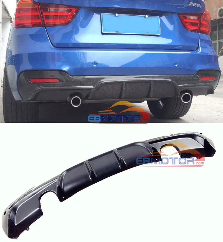 

UNPAINTED P Style 3k Rear Diffuser For BMW 3series F34 GT M Sport Mtech Bumper 2014UP B360F