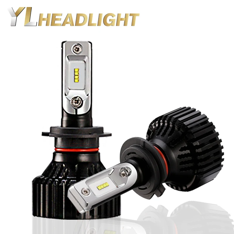 

LARATH New Arrival T8 H7 LED Car Headlight Bulb 60W 8000LM ZES Chip LED Headlight H4 H11 H1 H8 9006 H3 Car Front Fog Light