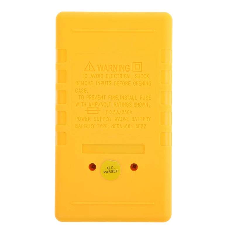 DT830B ЖК дисплей цифровой мультиметр AC DC Вольтметр Амперметр Ом Тест er тестовый ток