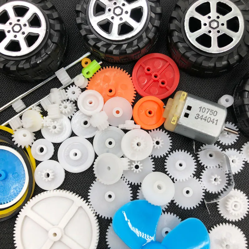 Пластиковый вал шестерни колеса Мотор Пропеллер лезвия аксессуары для RC игрушки автомобиль DIY аксессуары для научно-экспериментов детей