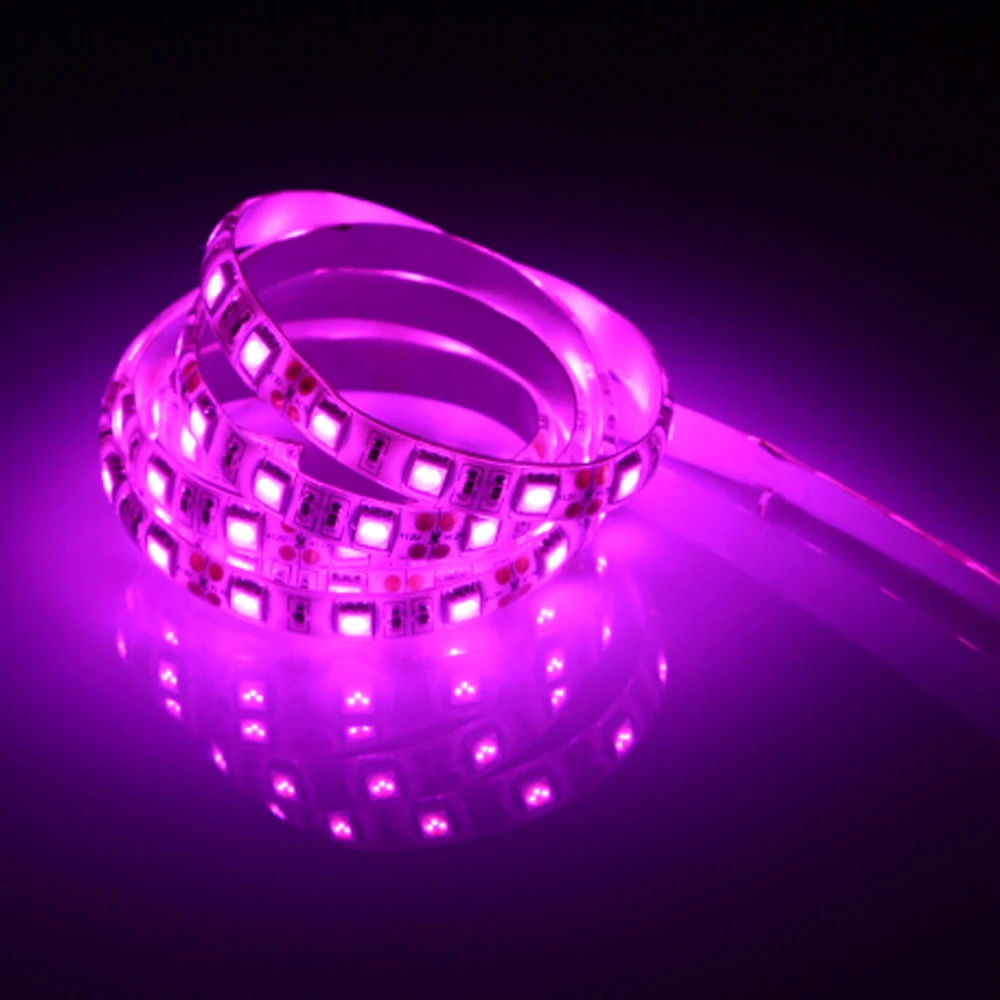 pink LED Strip Light SMD 5050 5630 60LED/M Lamps DC12V Flexible Ribbon