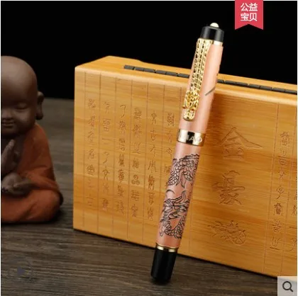 Jinhao древний серый китайский Восточный Дракон авторучка с оригинальной коробкой - Цвет: D