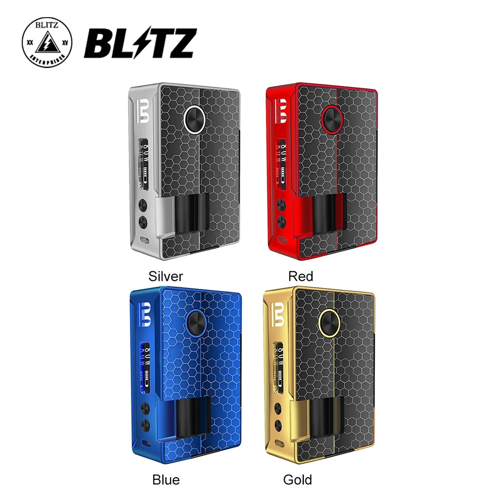 Blitz Vigor 81W TC сквонк мод с 10 мл силиконовой бутылкой и 0 91 дюймовым OLED экраном питание