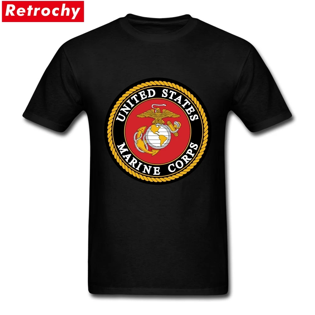 Marine corps T shirts Men USA Brand Air Force USMC Tee Men's Designer T