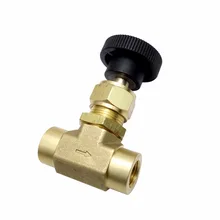 Латунный инструмент игольчатый клапан высокого давления 3000 psi 1/" Мама NPT