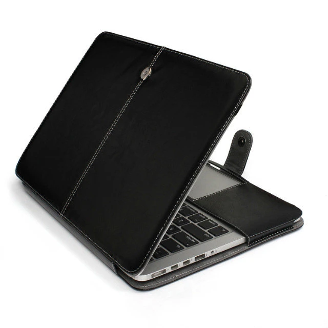 PFHEU Классический чехол для ноутбука из искусственной кожи, сумка для Apple Macbook Air Pro retina 11 12 13 15 дюймов с сенсорной панелью, Новинка