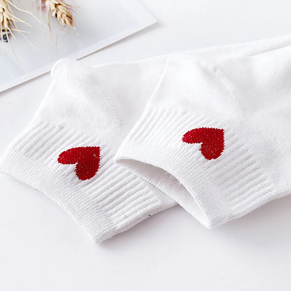 Лучшие продажи, женские носки, милые модные носки в форме сердца для скейтборда, удобные носки@ 8