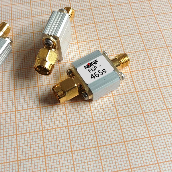 

465MHz surface acoustic wave band pass filter, 1dB bandwidth 5MHz
