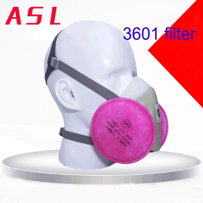 ASL-320 респираторная Пылезащитная Маска 1 шт. маска+ 2 шт. фильтр Респиратор маска против твердотельных жидких частиц эффективная противогаз