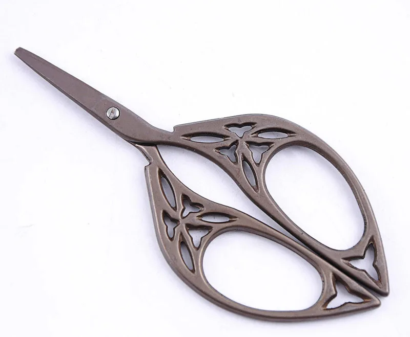 

Antique Craft Leaf Stainless Steel handicraft DIY Tool ZAKKA cross stitch Sewing Tailor scissor European Retro classic Vintage