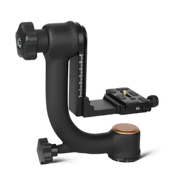 

QZSD Q45S Gimbal Head Used On Wild Animals Photography Big Load Capacity Camera Tripod Head for 20kg 1/4 Screw 48mm Diameter