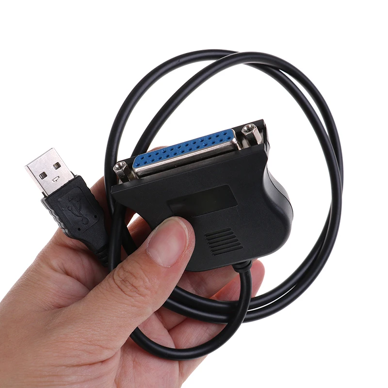 Переходник с USB на гнездо DB25 параллельный Кабельный Шнур адаптер для принтера HP