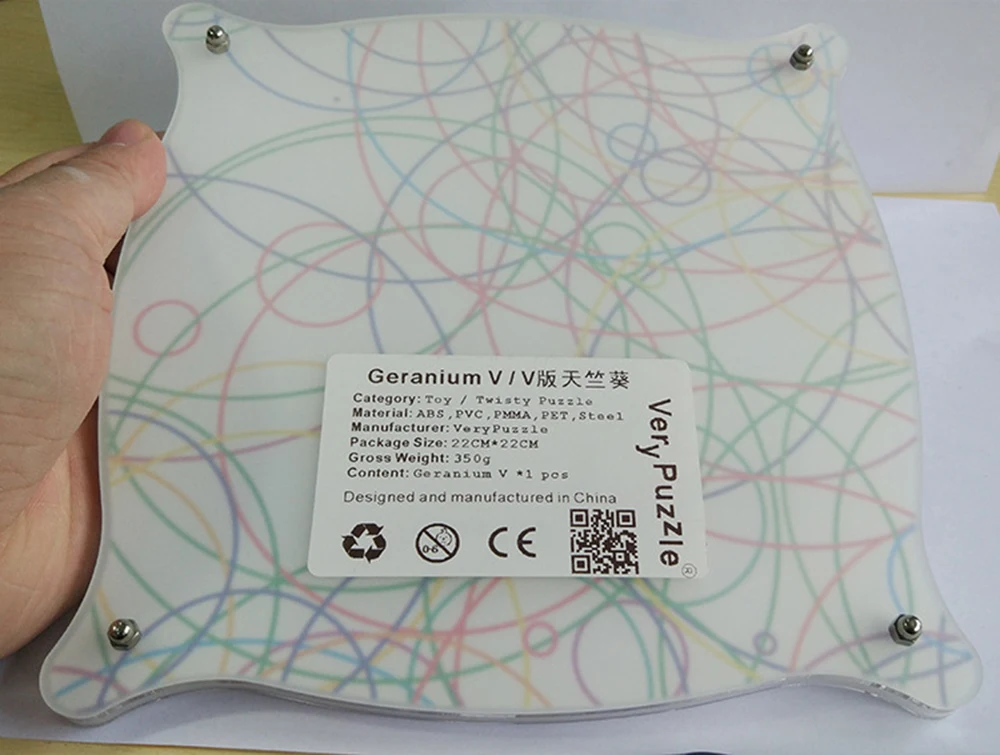Murah Verypuzzle Geranium V Versi Pesawat Magic Cube Puzzle Cube Mainan Pendidikan untuk Anak anak