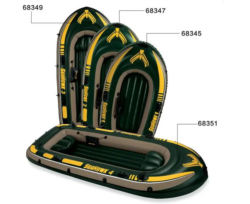 

2016 new INTEX Seahawk 1234 PVC inflatable rubber boat drifting kayak outdoor inflatable boat fishing boat kayak