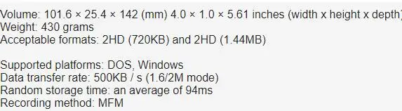 Б/у 3,5 дюймовый IPC промышленный флоппи 34P Интерфейс FDD дисковый накопитель поддерживает 720 КБ 1,44 МБ диск для ЧПУ