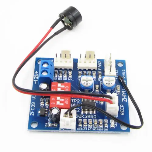 12V PWM PC CPU Fan Temperature Control Speed Controller Module High