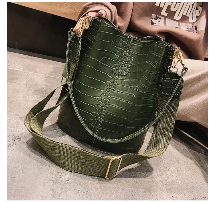 RanHuang Jacaré Pu Bolsas de Couro Das