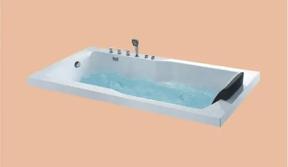 1800mm Fiberglass whirlpool Bathtub Acrylic Hydromassage Embedded Surfing Tub NS6015 1800mm Fiberglass whirlpool Bathtub Acrylic Hydromassage Embedded Surfing Tub NS6015