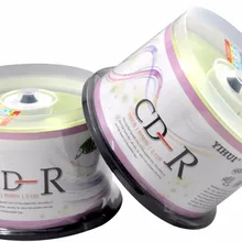 50 дисков класса А 700 Мб шпиндель пустой Yihui Печатный CD-R диск