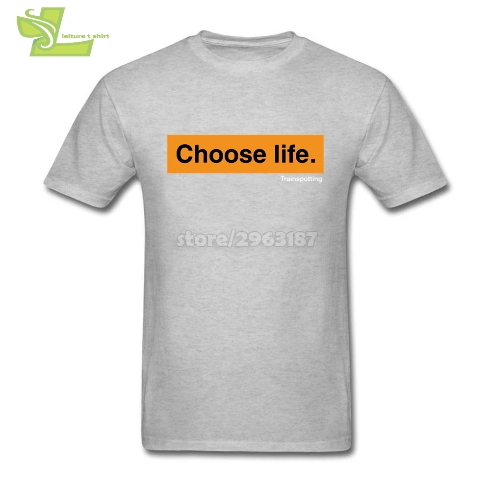 Буква Choose Life повседневные футболки мужская с круглым вырезом футболка короткими