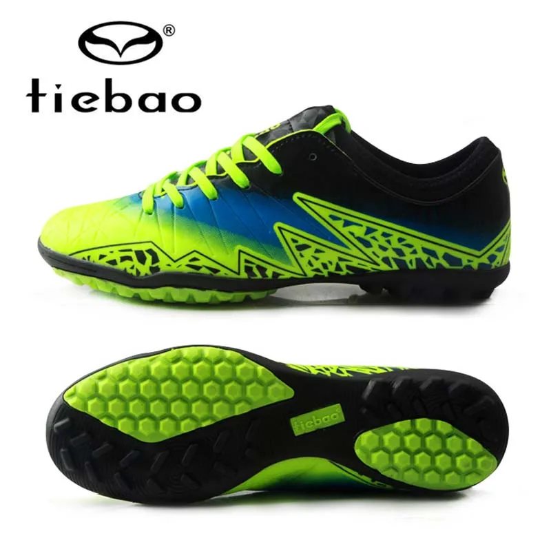TIEBAO Brand Soccer Shoes TF Turf Soles Breathable Outdoor Sneakers For Men Football Training
