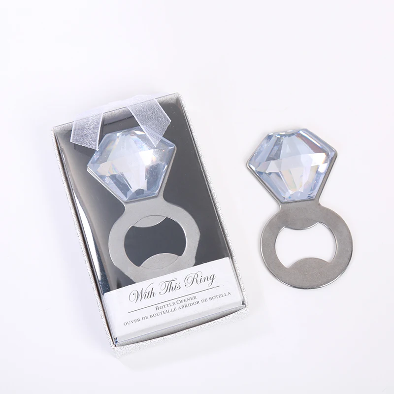 Creative Diamond Ring Bicycle Beer Bottle Opener Personalized Favors