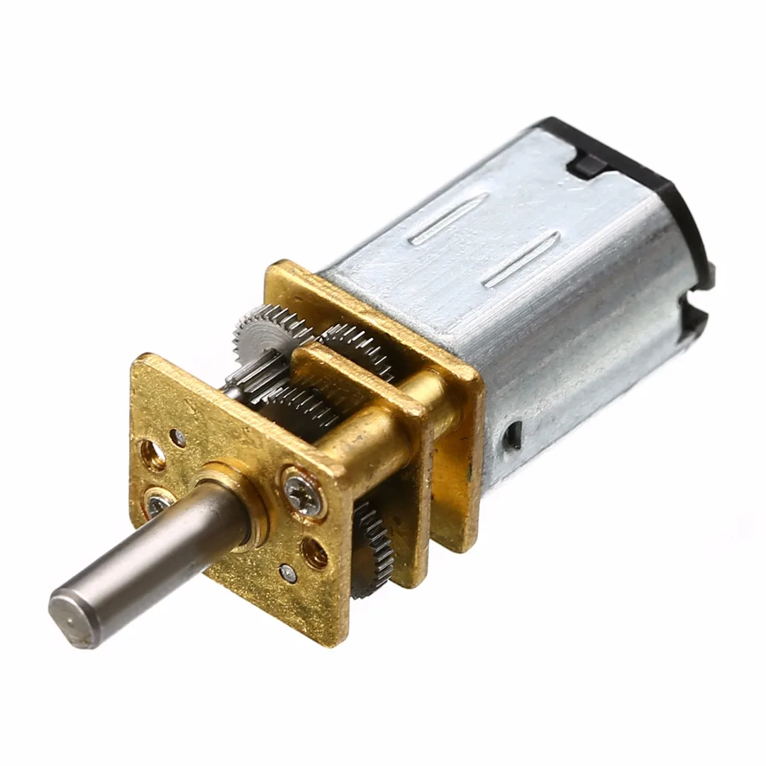 

Mayitr 1pc 30RPM N20 Micro Speed Gear Motor DC 6V Reduction Gear Motors with Metal Gearbox Wheel