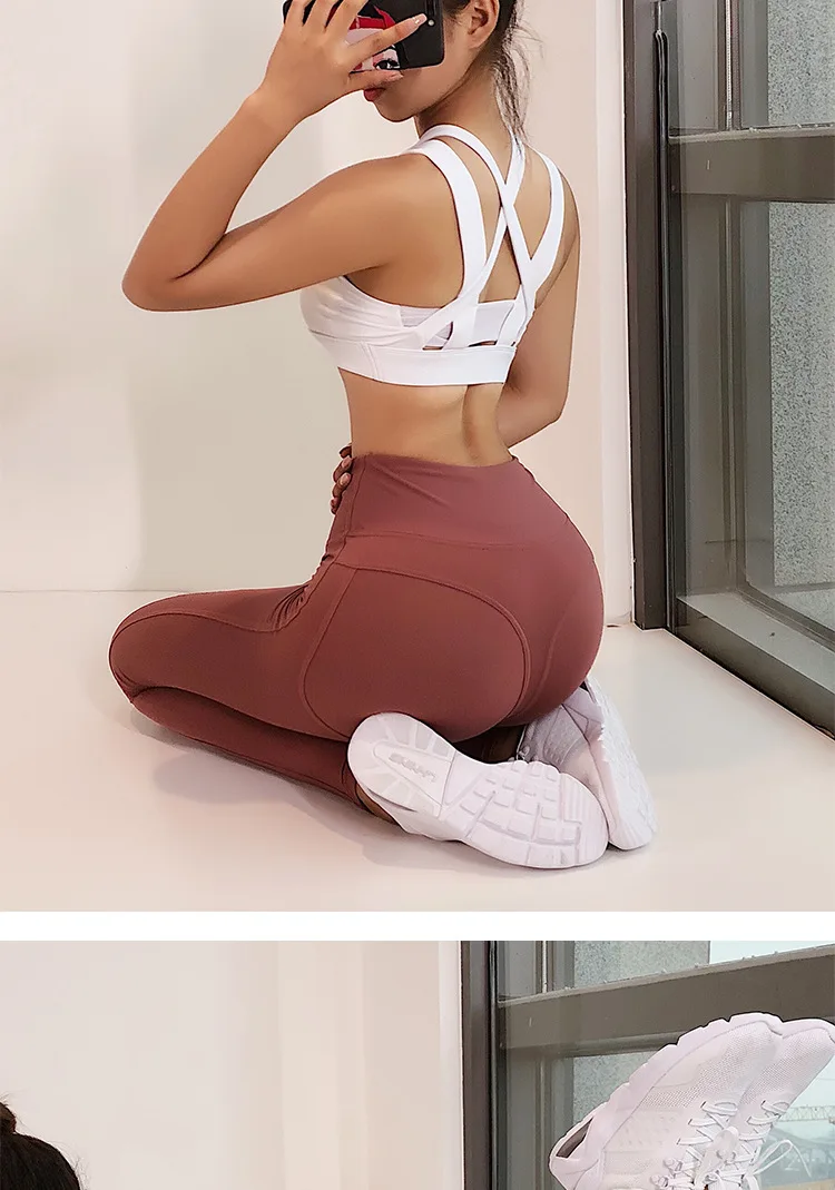 Высокое качество сексуальные штаны для йоги для Для женщин Фитнес для похудения тренировки Лифт Батт штаны эластичные спортивные леггинсы брюки для девочек лосины для йоги