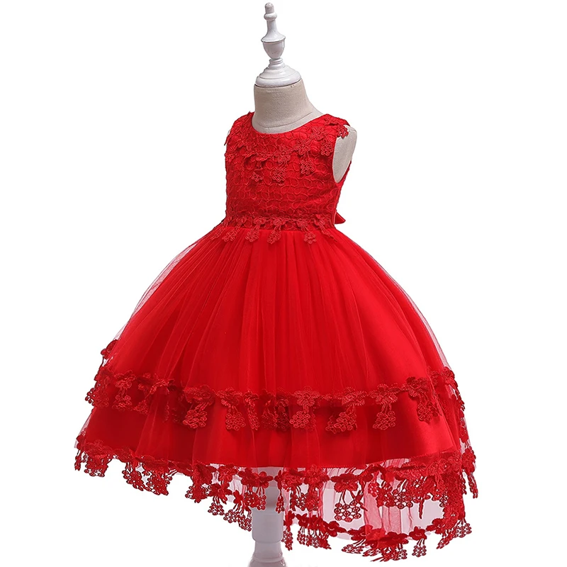 

Christmas Clothing Kids Dresses Girls Wedding Dress Summer Elegant Children Princess Dresses Teenagers Tutu Dress Girls Clothes