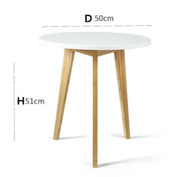 Small side table coffee table Lobby furniture desk magazine table White bamboo natural color