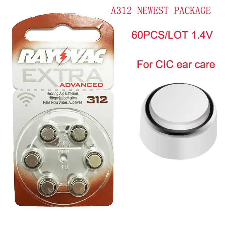 2017NEW TYPE!! Rayovac Extra 1.4V Performance siemens Hearing Aid